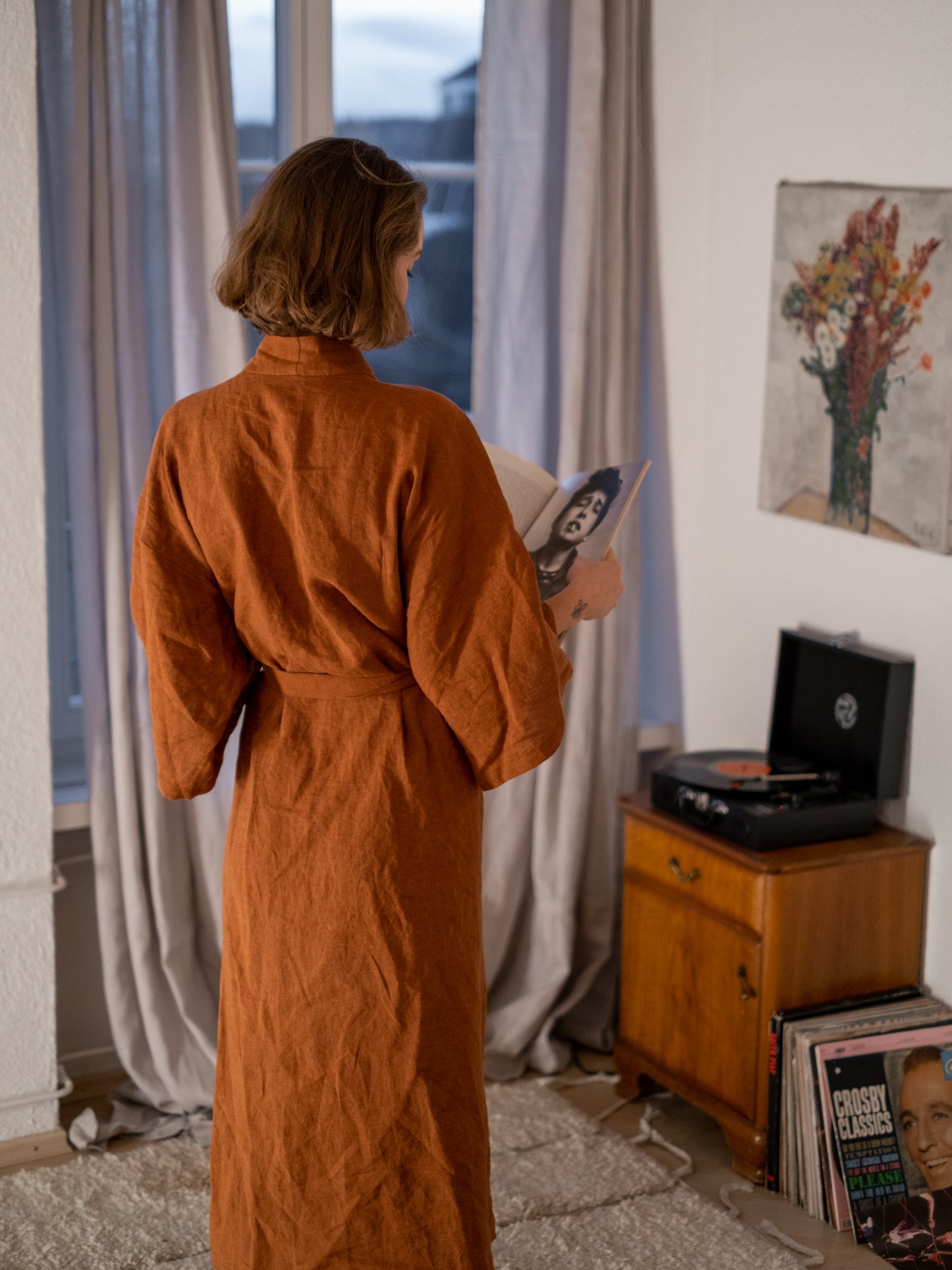 Little Star Kimono - brown