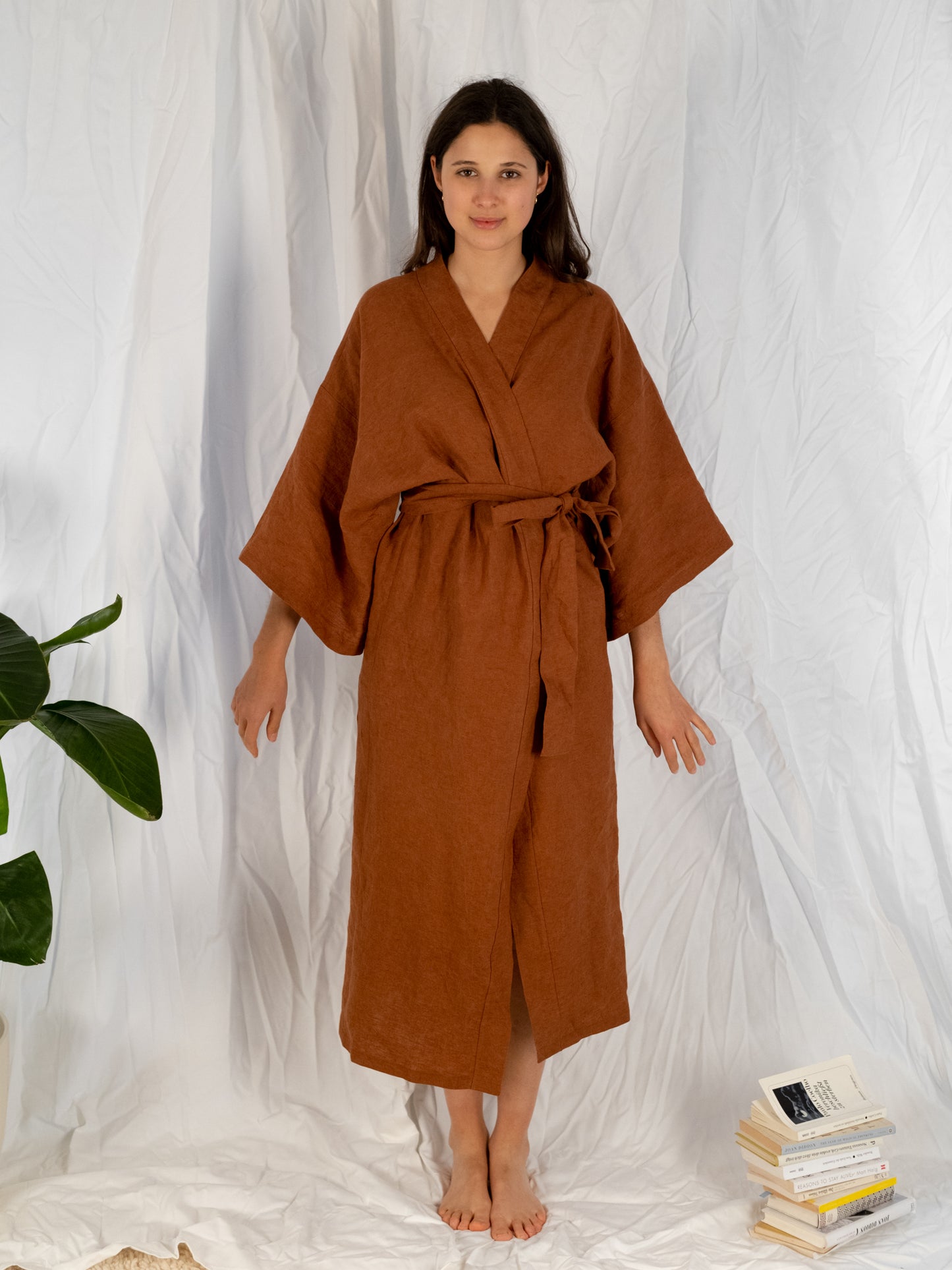 Little Star Kimono - brown