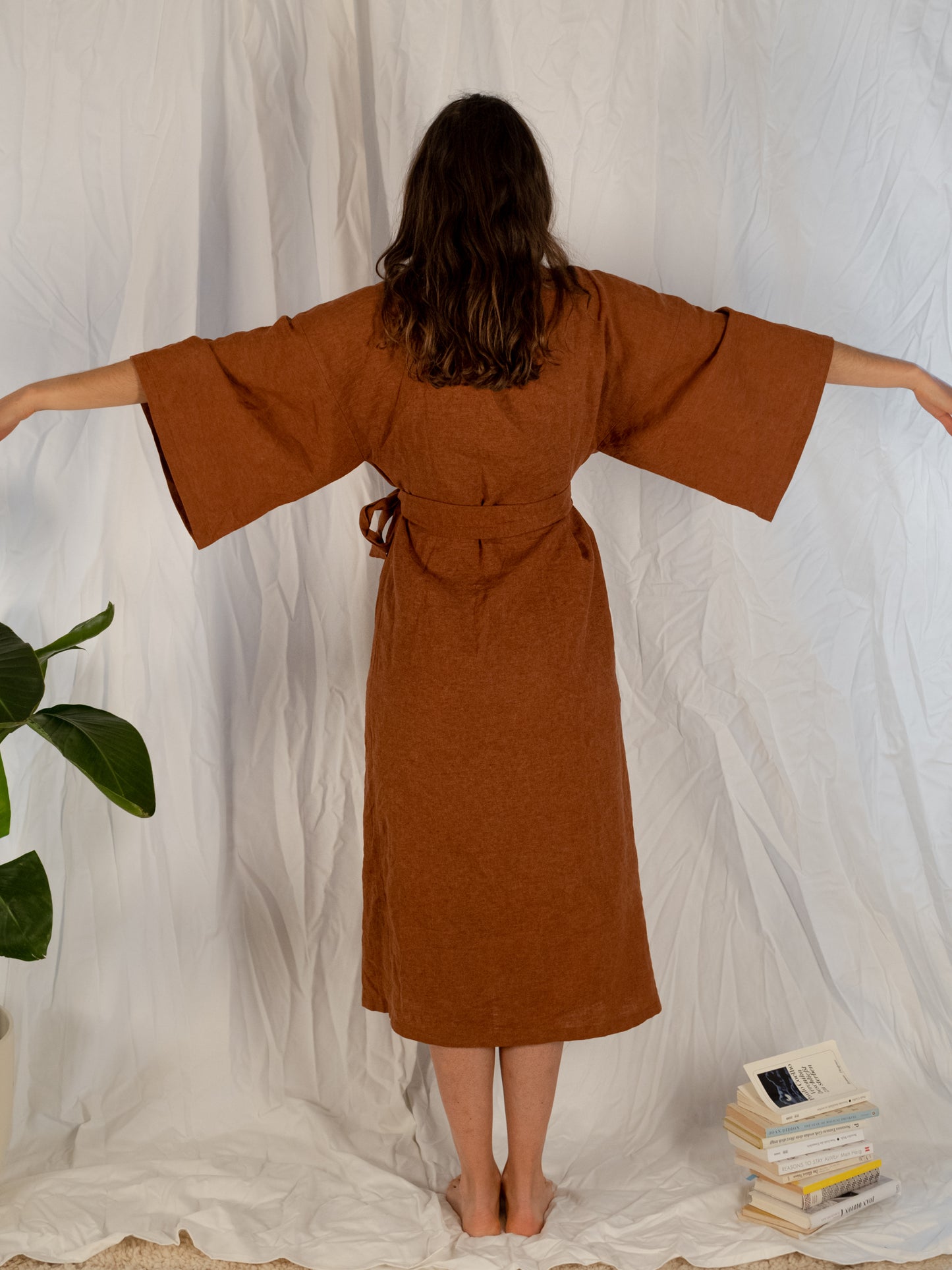 Little Star Kimono - brown