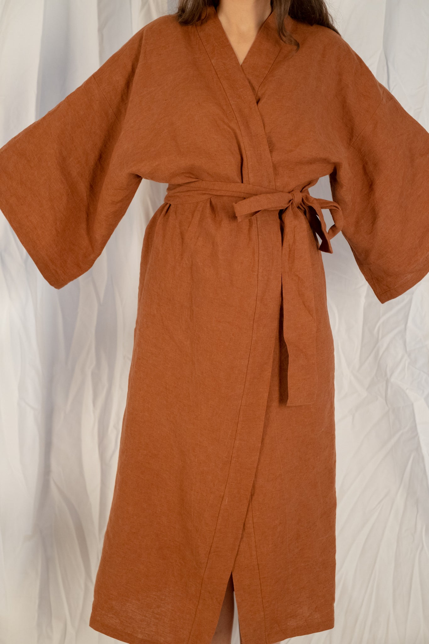 Little Star Kimono - brown